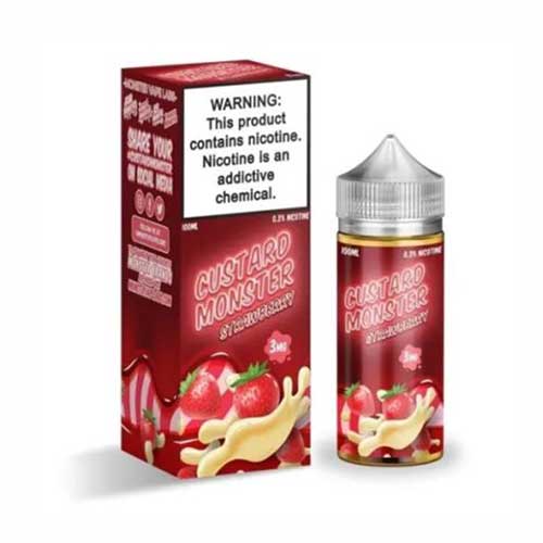 Custard Monster Strawberry Custard 100ml