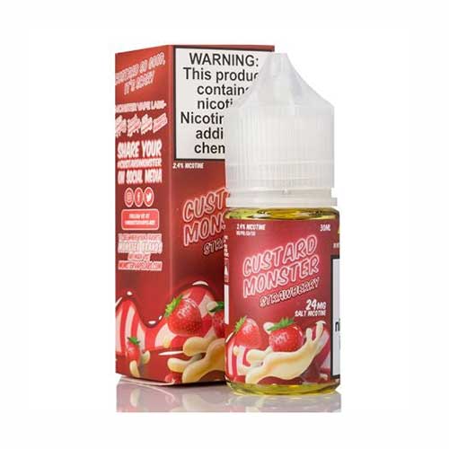 Custard Monster Strawberry Custard Salt 30ml