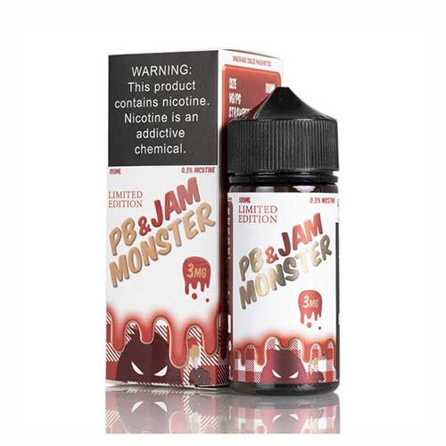 Jam Monster PB & Jam Monster Strawberry 100ml