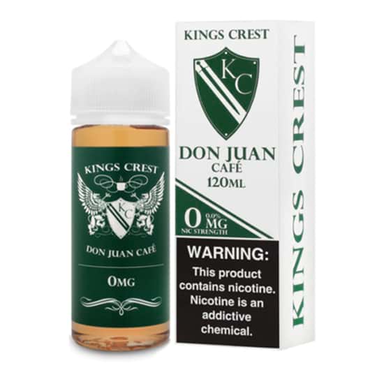 Kings Crest Don Juan Cafe 120ml Vape Juice